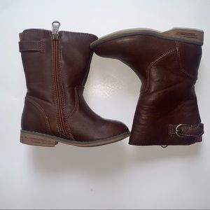 Toddler Brown Boots Size 8